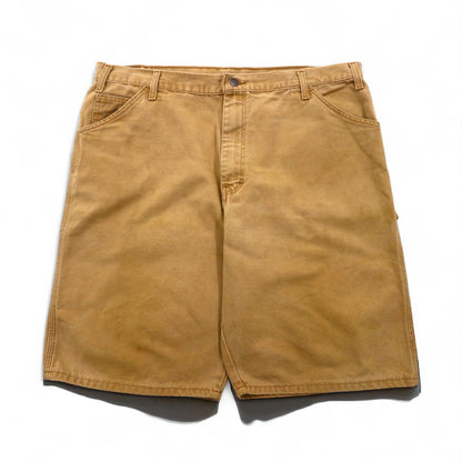 Dickies ダック地 ペインター ショートパンツ ハーフパンツ XL ベージュ コットン GD200RBD