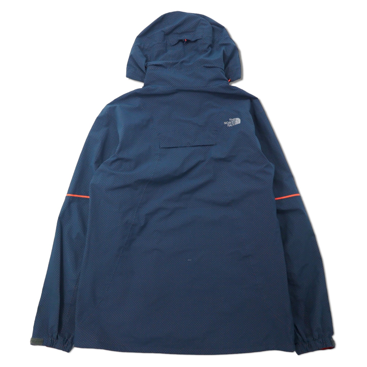 THE NORTH FACE マウンテンパーカー XL ネイビー ドット パンチング ポリエステル 止水ジップ 防水 DYNAMIC WIND NFJ3BG52