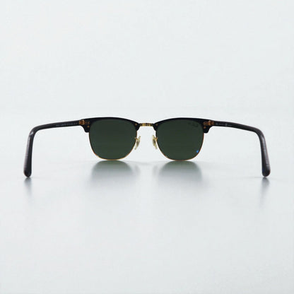 Ray-Ban Polarized Clubmaster Sunglasses RB3016 901/58 51-21 145 3P Half-Rim