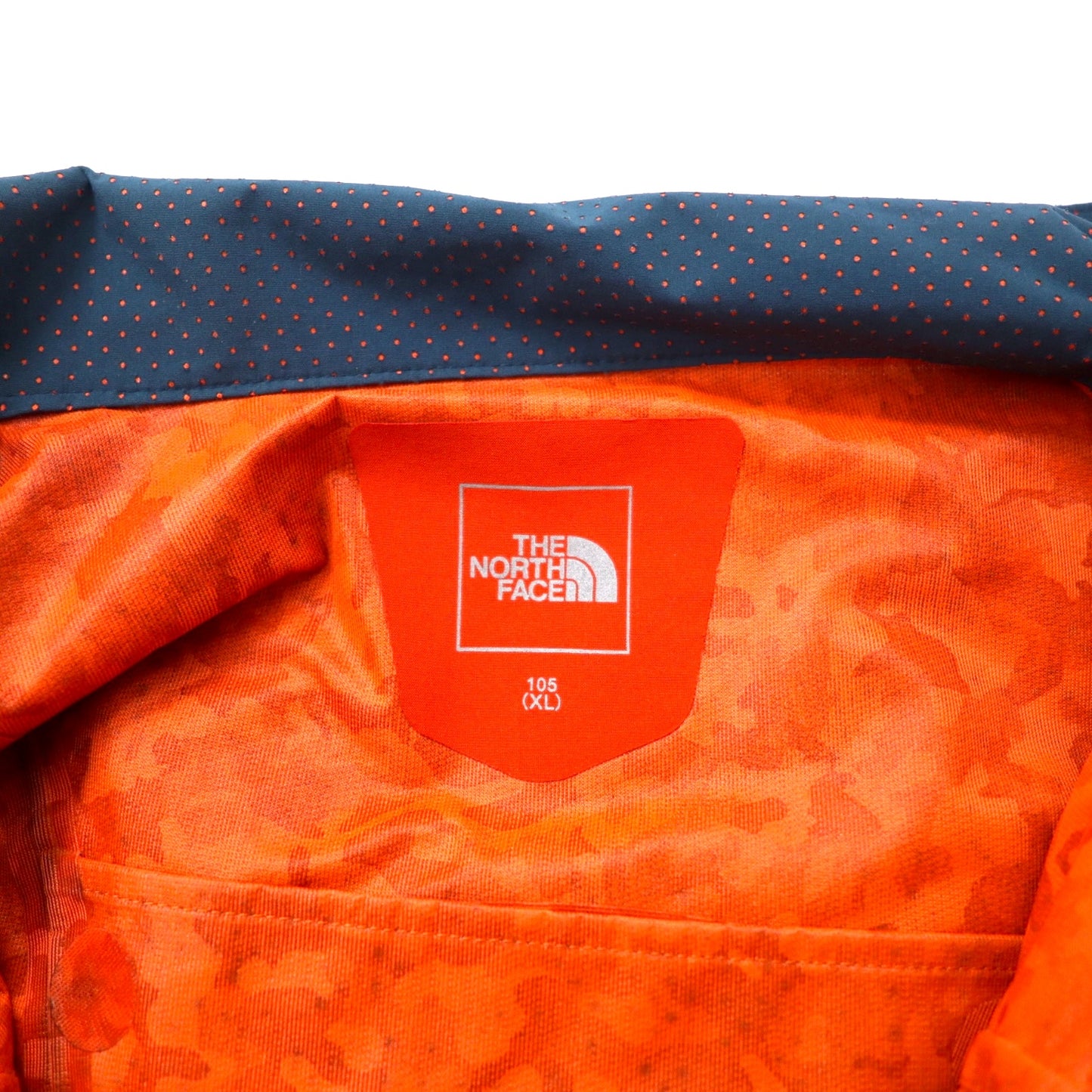 THE NORTH FACE マウンテンパーカー XL ネイビー ドット パンチング ポリエステル 止水ジップ 防水 DYNAMIC WIND NFJ3BG52