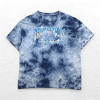 DEATH ROW RECORDS ヒップホップ レーベル タイダイ Tシャツ L ネイビー コットン