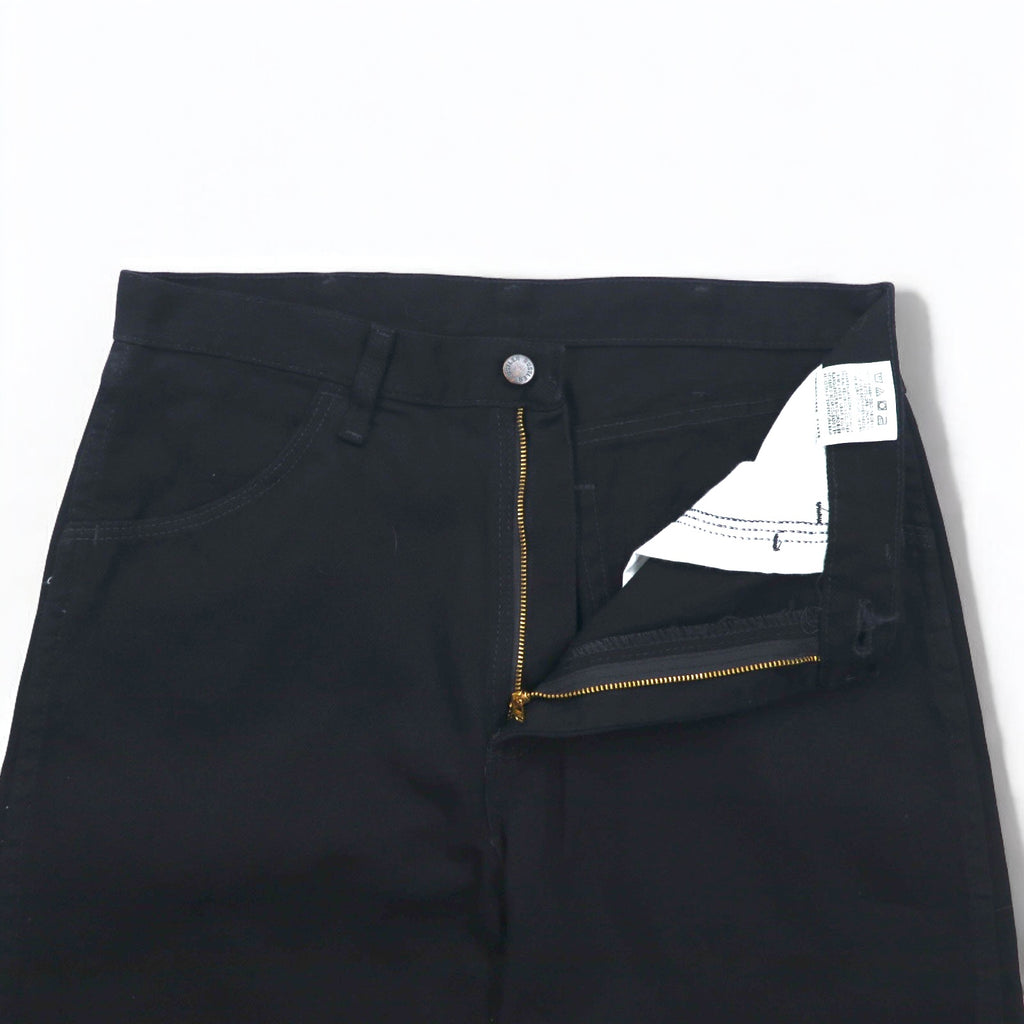RUSTLER ( Wrangler ) ストレートジーンズ デニムパンツ M ブラック レギュラーフィット 87619CB メキシコ製 未使用品