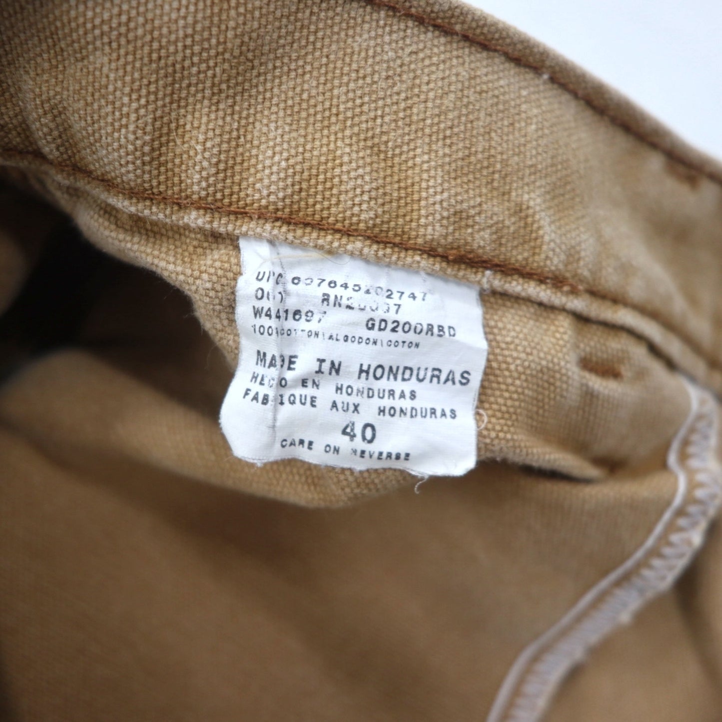 Dickies ダック地 ペインター ショートパンツ ハーフパンツ XL ベージュ コットン GD200RBD