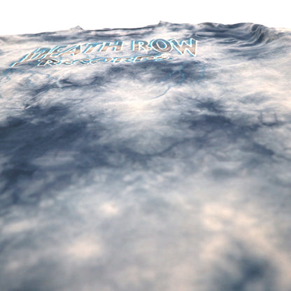 DEATH ROW RECORDS ヒップホップ レーベル タイダイ Tシャツ L ネイビー コットン