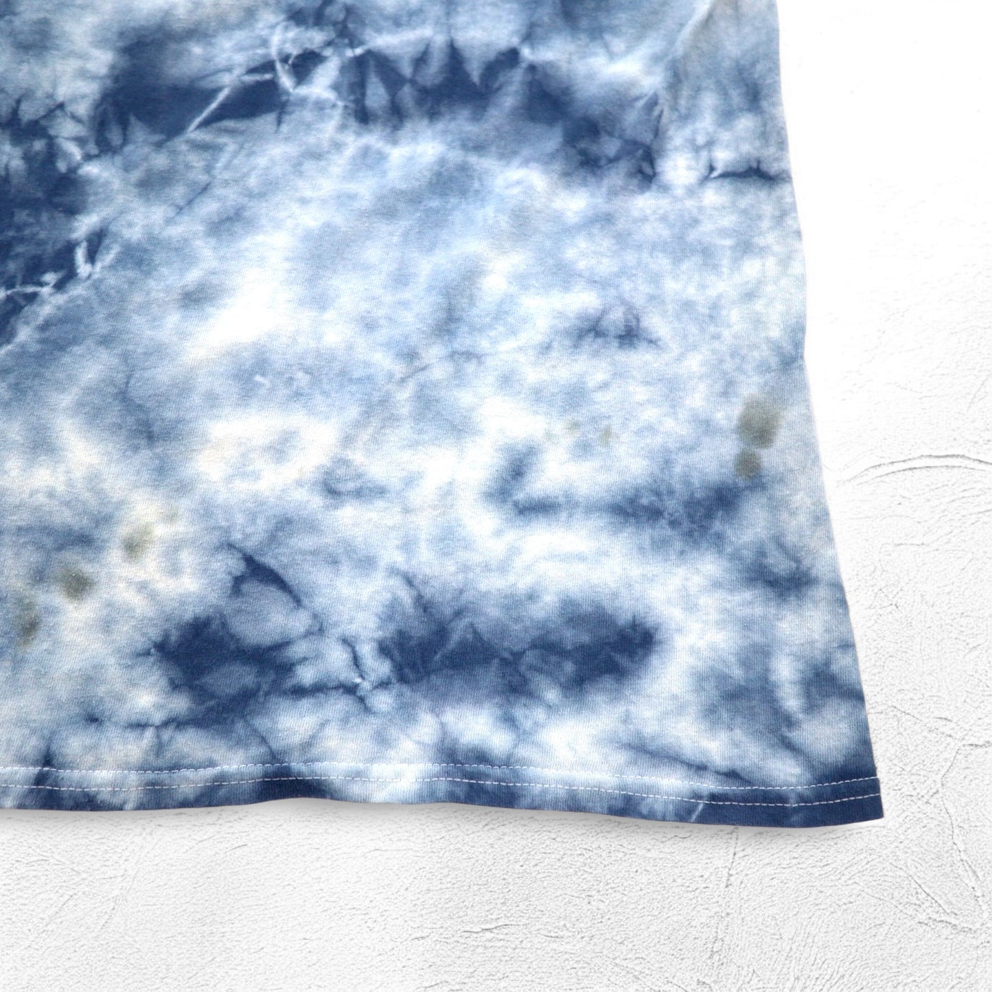 DEATH ROW RECORDS ヒップホップ レーベル タイダイ Tシャツ L ネイビー コットン