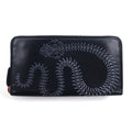Berluti Round Zip Long Wallet Scott Campbell Tattoo Collaboration Calf Leather Black