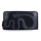 Berluti Round Zip Long Wallet Scott Campbell Tattoo Collaboration Calf Leather Black