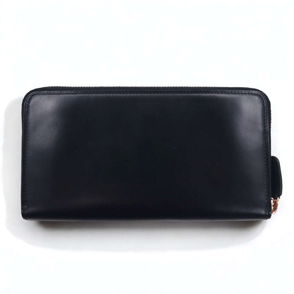 Berluti Round Zip Long Wallet Scott Campbell Tattoo Collaboration Calf Leather Black