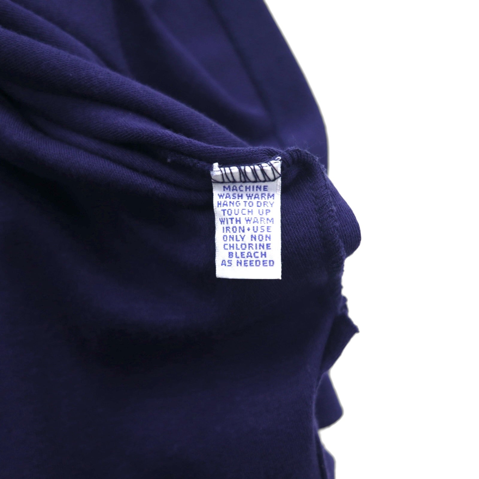 Polo by Ralph Lauren 90s USA Made Polo Shirt, Size L, Navy Cotton with Small Pony Embroidery