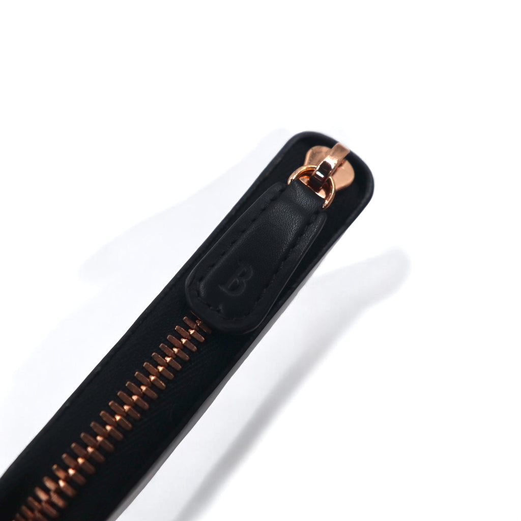 Berluti Round Zip Long Wallet Scott Campbell Tattoo Collaboration Calf Leather Black