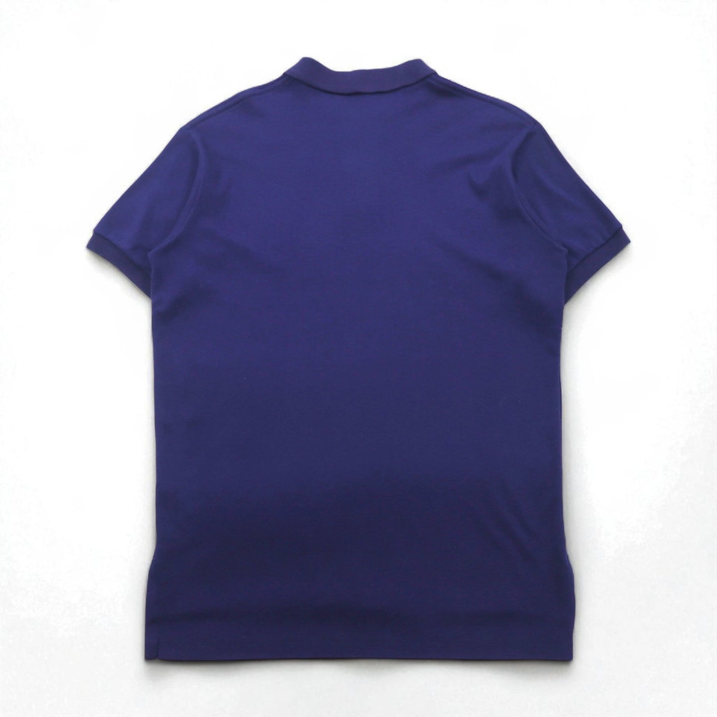 Polo by Ralph Lauren 90s USA Made Polo Shirt, Size L, Navy Cotton with Small Pony Embroidery