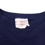 RALLY SPORT Logo Print Sweatshirt M Navy Cotton Double Sided Print