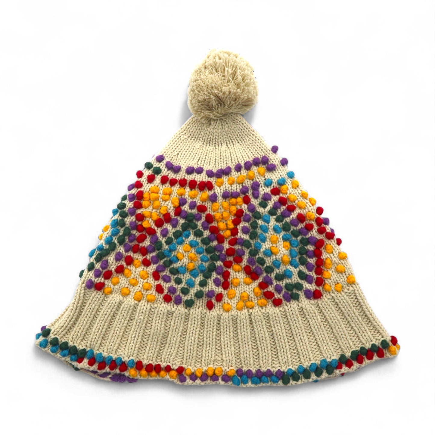 DENIM TEARS トレメインハット Tremaine Hat ポンポン付き ニット帽 OS マルチカラー SAR415