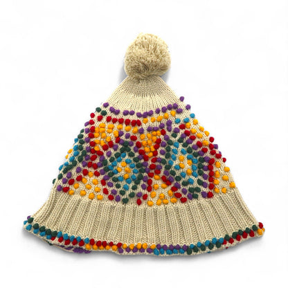 DENIM TEARS トレメインハット Tremaine Hat ポンポン付き ニット帽 OS マルチカラー SAR415