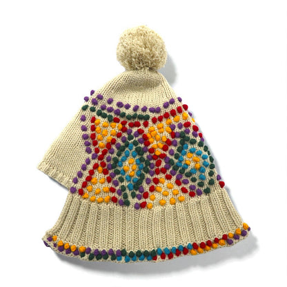 DENIM TEARS トレメインハット Tremaine Hat ポンポン付き ニット帽 OS マルチカラー SAR415