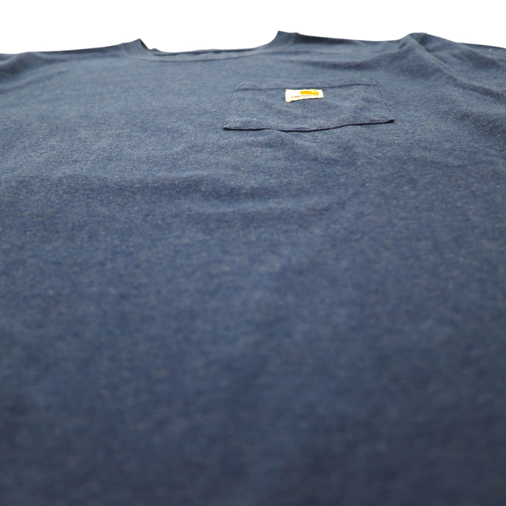 carhartt ポケット付き Tシャツ ポケT L ブルー ORIGINAL FIT グアテマラ製