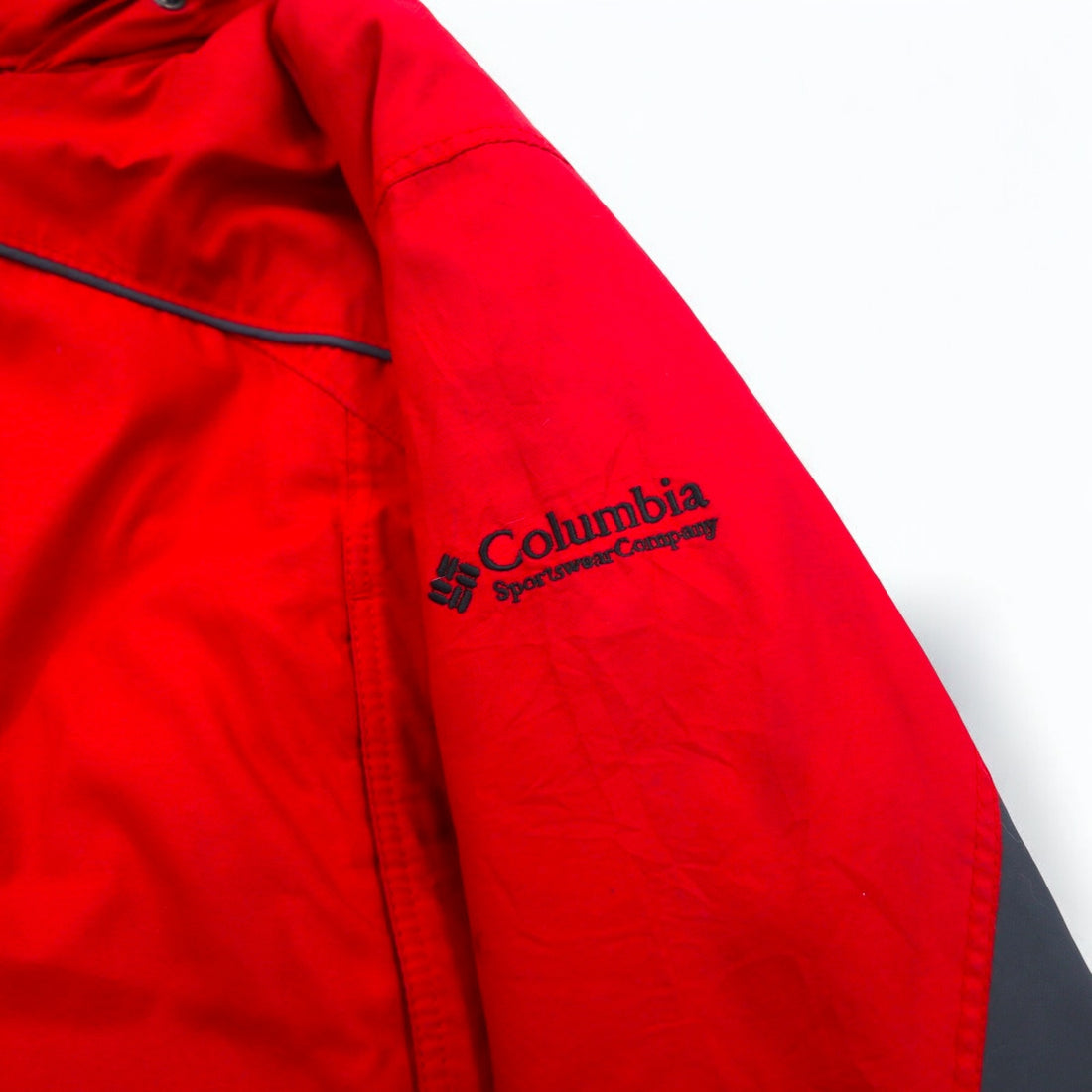 Columbia 90s 3WAY Mountain Parka Winter Jacket L Red 3-in-1 INTERCHANGE Removable Liner Sunrise Peak Parka SL7379 Made in Sri Lanka