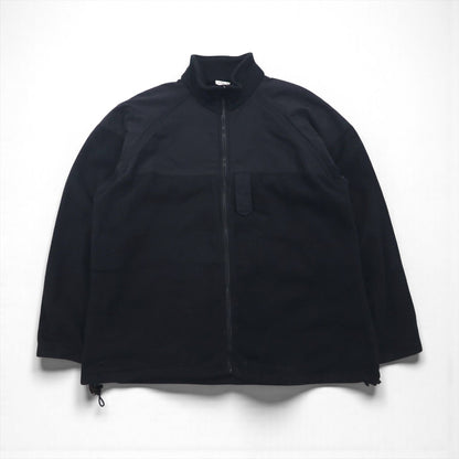 US NAVY 米軍 ポーラテック POLARTEC フリース ライナー ジャケット L ブラック ドローコード 8415-01-539-4058