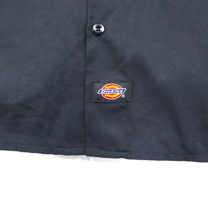 Dickies FLEX 半袖 ワークシャツ XL ブラック ポリエステル コットン WS675 未使用品