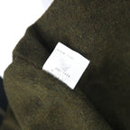 TOMORROWLAND Balmacaan Coat S Black Cotton Removable Liner Cashmere Silk Blend