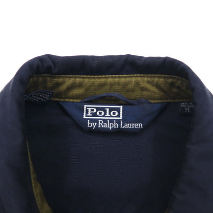 Polo by Ralph Lauren 90年代 スウィングトップ ハリントンジャケット M ネイビー コットン スモールポニー刺繍