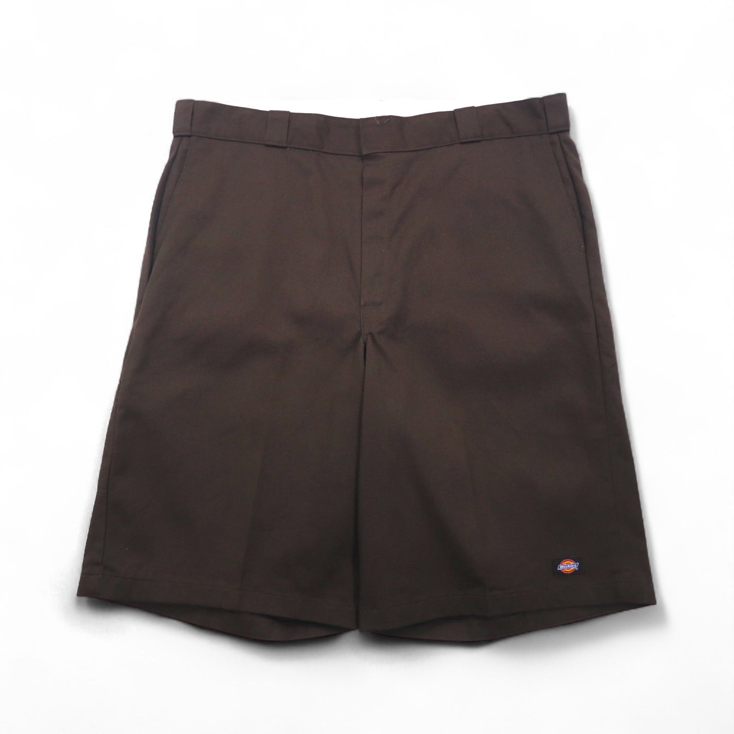 Dickies Loose Fit Short Work Pants, Size XL, Brown, Polyester and Cotton, 42283, Made in Mexico