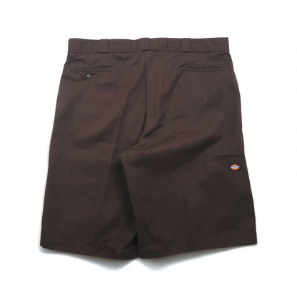 Dickies ルーズフィット ショート ワークパンツ ハーフパンツ XL ブラウン ポリエステル コットン 42283 メキシコ製