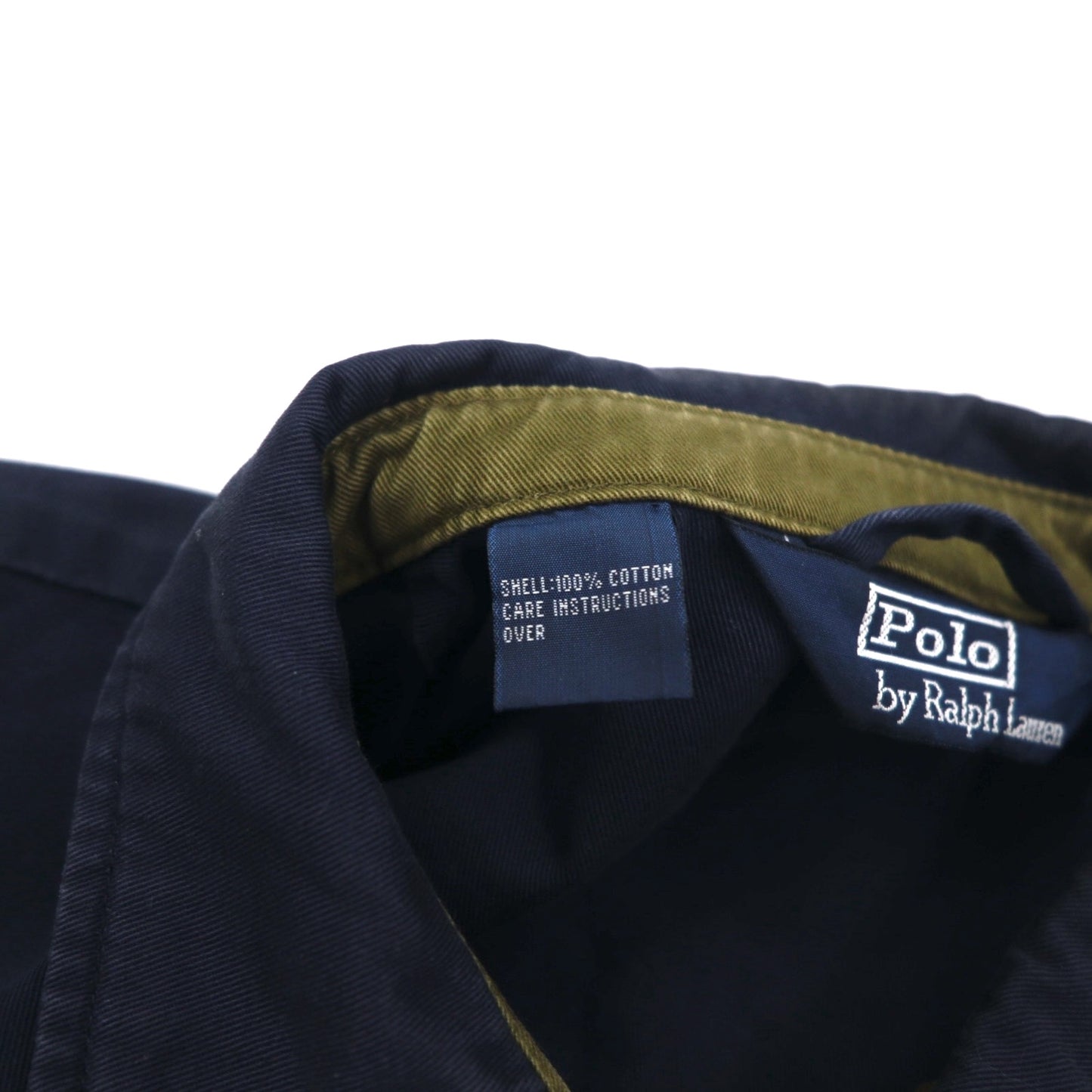 Polo by Ralph Lauren 90年代 スウィングトップ ハリントンジャケット M ネイビー コットン スモールポニー刺繍