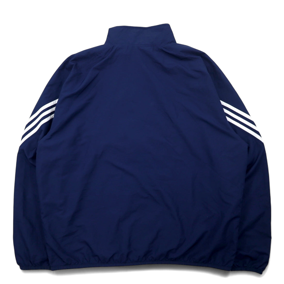 adidas nylon jacket jersey 4XO navy 3 stripes embroidered mesh liner