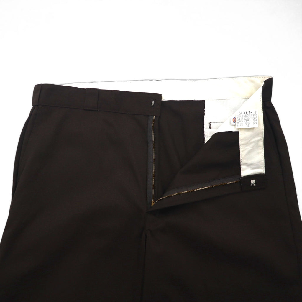 Dickies ルーズフィット ショート ワークパンツ ハーフパンツ XL ブラウン ポリエステル コットン 42283 メキシコ製