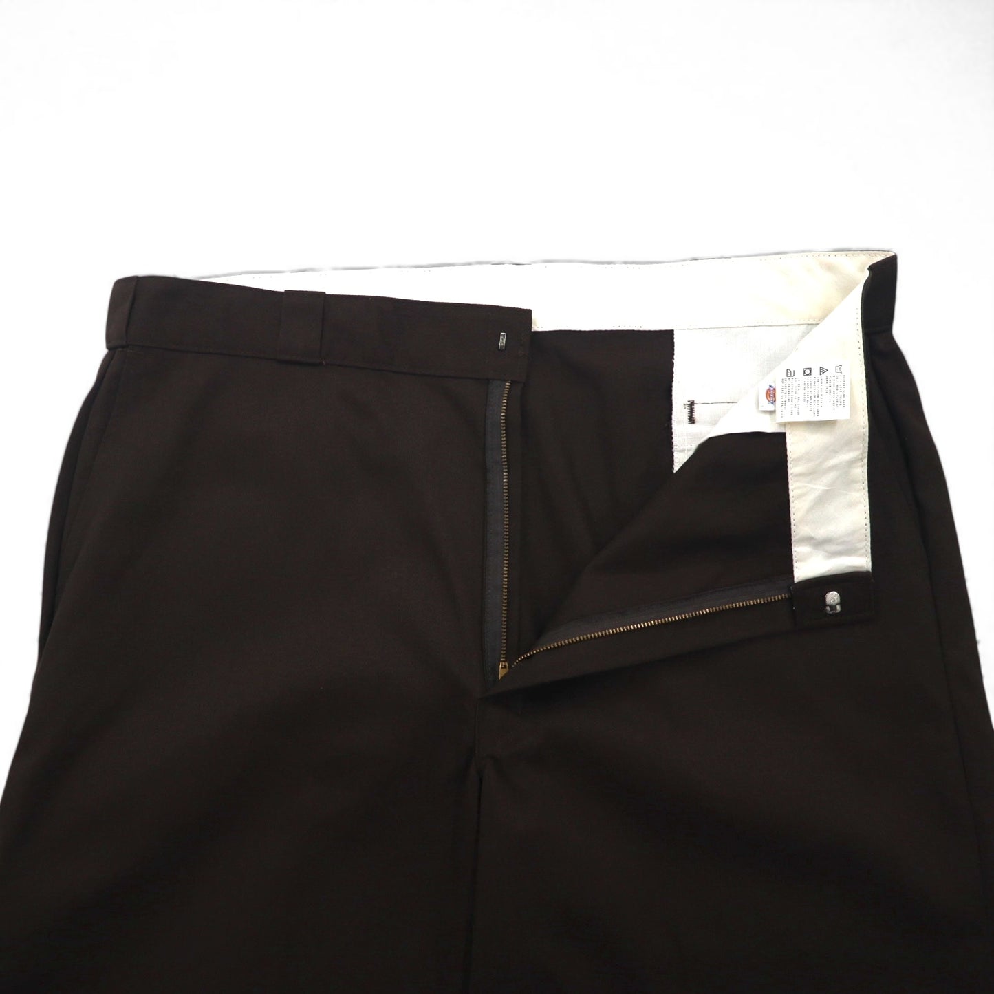 Dickies ルーズフィット ショート ワークパンツ ハーフパンツ XL ブラウン ポリエステル コットン 42283 メキシコ製