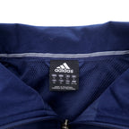 adidas ナイロンジャケット ジャージ 4XO ネイビー 3ストライプ 刺繍 メッシュライナー