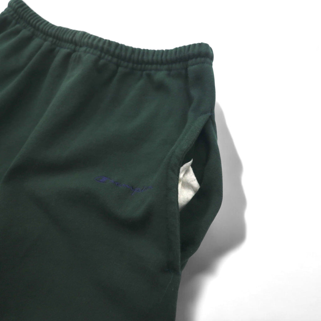 Champion Sweatpants, S, Green, Cotton, Fleece Lining, Bar Tag, Made in Mexico