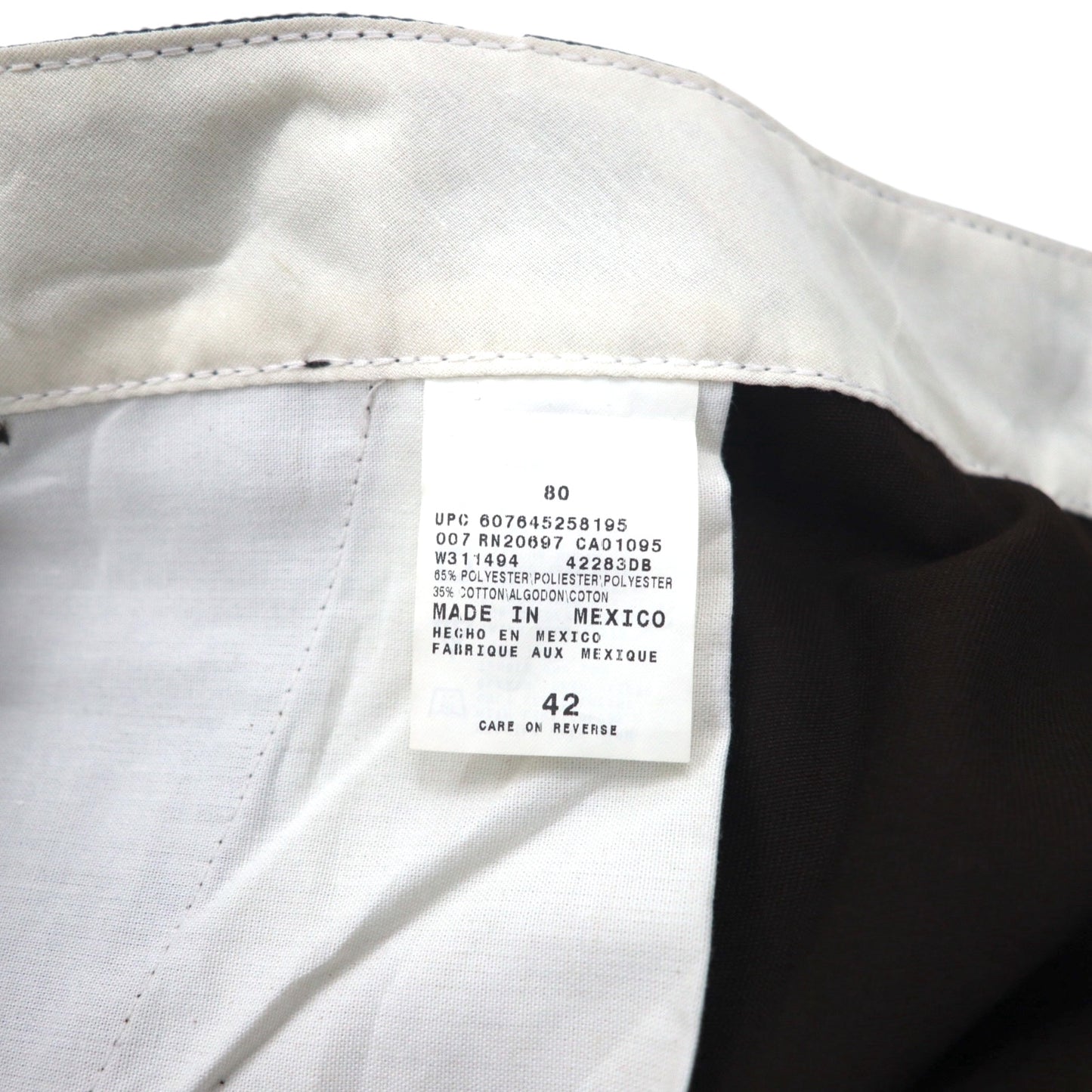 Dickies ルーズフィット ショート ワークパンツ ハーフパンツ XL ブラウン ポリエステル コットン 42283 メキシコ製