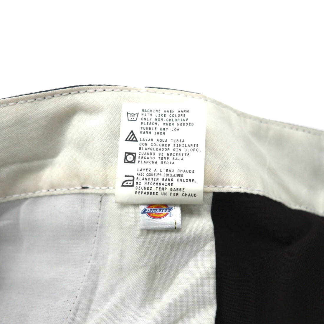 Dickies ルーズフィット ショート ワークパンツ ハーフパンツ XL ブラウン ポリエステル コットン 42283 メキシコ製