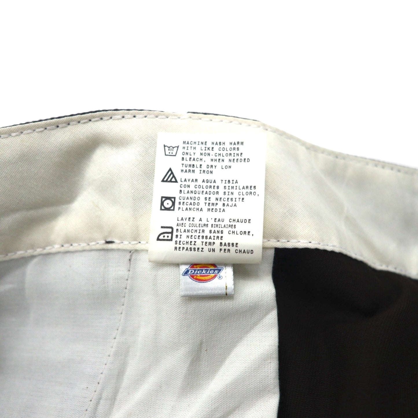 Dickies ルーズフィット ショート ワークパンツ ハーフパンツ XL ブラウン ポリエステル コットン 42283 メキシコ製