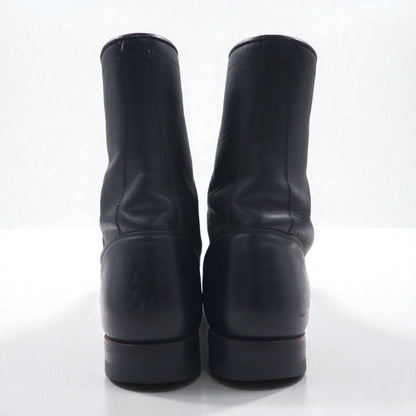 Justin レースアップブーツ 27.5cm ブラック キルト レザー STYLE 506 73170 V1511