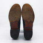 Justin lace-up boots, size 27.5cm, black quilted leather, STYLE 506 73170 V1511