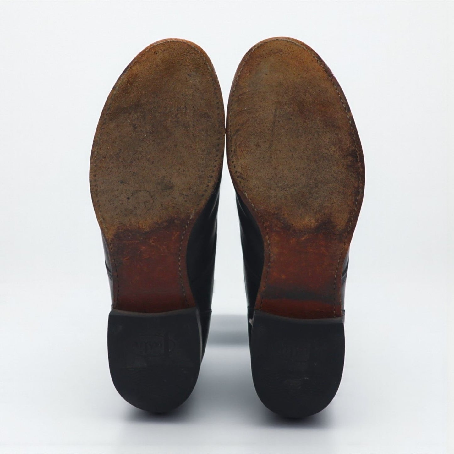 Justin レースアップブーツ 27.5cm ブラック キルト レザー STYLE 506 73170 V1511