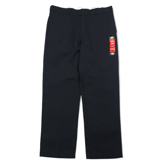 日本然リトテ-古着オンライン-Dickies 874 オリジナルフィット ワーク チノパンツ 38 ブラック ポリエステル コットン ニカラグア製 未使用品-Dickies 874 Original Fit Work Chino Pants 38 Black Polyester Cotton Nicaragua Made Unused