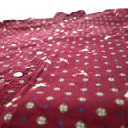 CHAPS RALPH LAUREN 90s All-over Print Button-Down Shirt L Bordeaux Cotton Camo