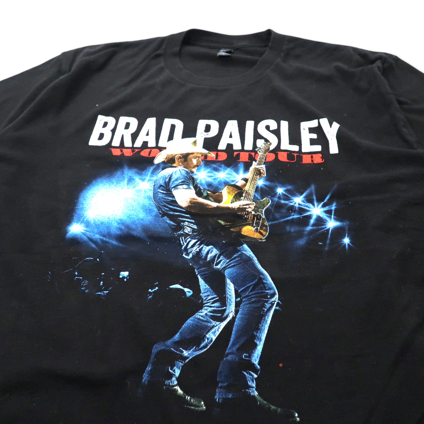 BRAD PAISLEY バンドTシャツ XL ブラック コットン tultex