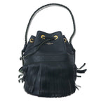 日本然リトテ-古着オンライン-J&M DAVIDSON フリンジ カーニバル ショルダーバッグ 巾着 グリーン レザー CARNIVAL-J&M DAVIDSON Fringe Carnival Shoulder Bag Drawstring Green Leather CARNIVAL