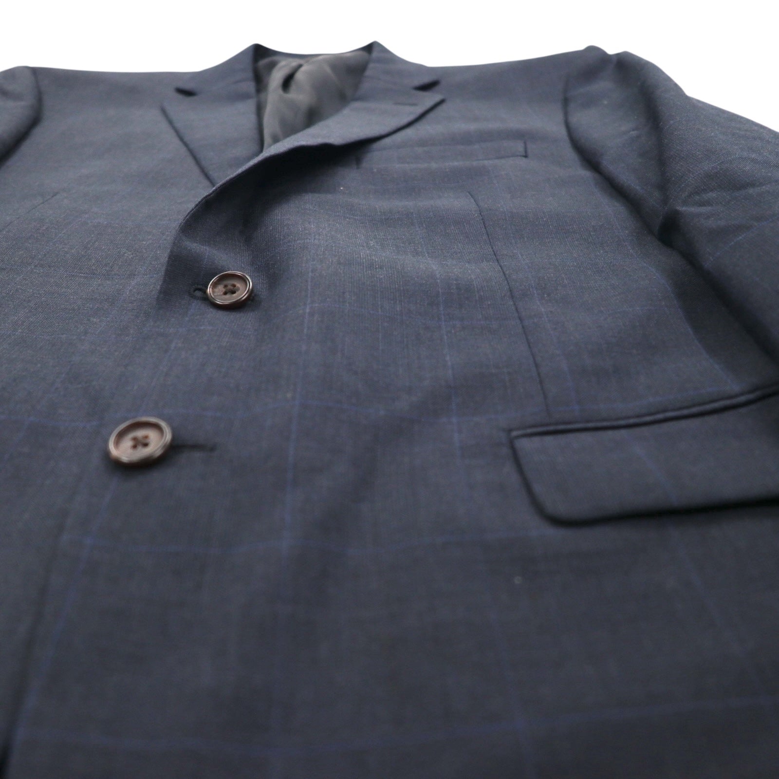 LAUREN RALPH LAUREN 2B Tailored Jacket Suit L Navy Wool