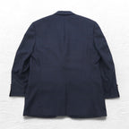 LAUREN RALPH LAUREN 2B Tailored Jacket Suit L Navy Wool