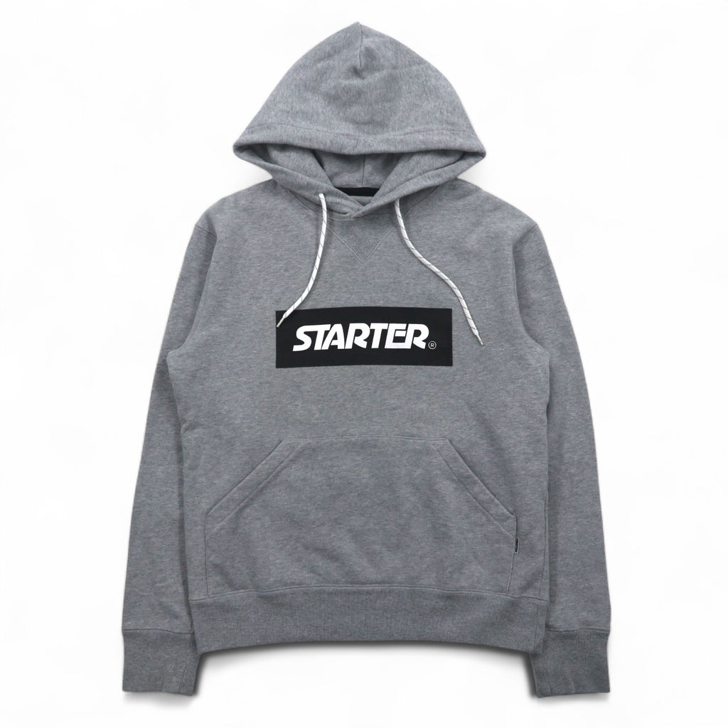 STARTER BLACK LABEL Box Logo Pullover Hoodie S Gray JAKE PRINT PULL PARKA ST-1602-106