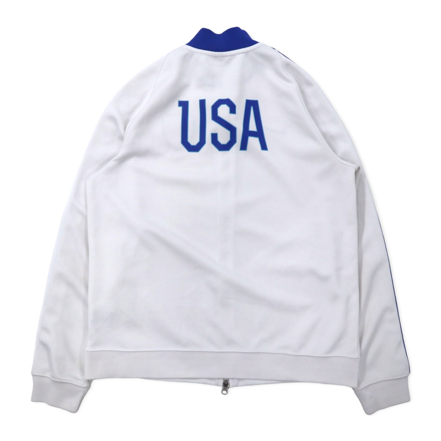 NIKE トラックジャケット ジャージ L ホワイト ポリエステル サイドライン ダブルジップ USAモデル N98 USA USMNT Authentic Mens Soccer Track Jacket 589862-100