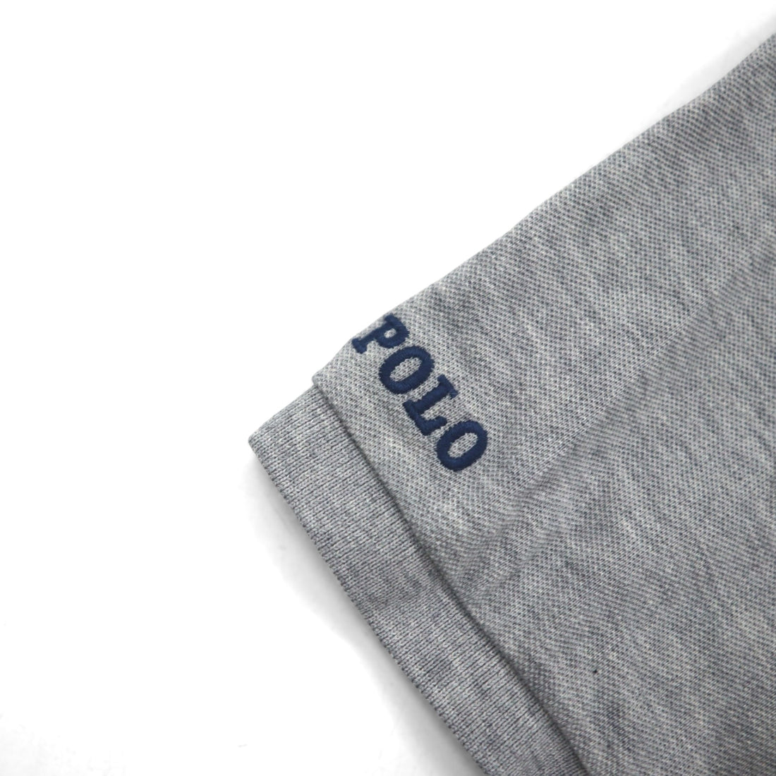 POLO RALPH LAUREN クラシックフィット ポロシャツ L グレー コットン 鹿の子 スモールポニー刺繍