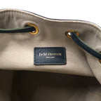 J&M DAVIDSON フリンジ カーニバル ショルダーバッグ 巾着 グリーン レザー CARNIVAL