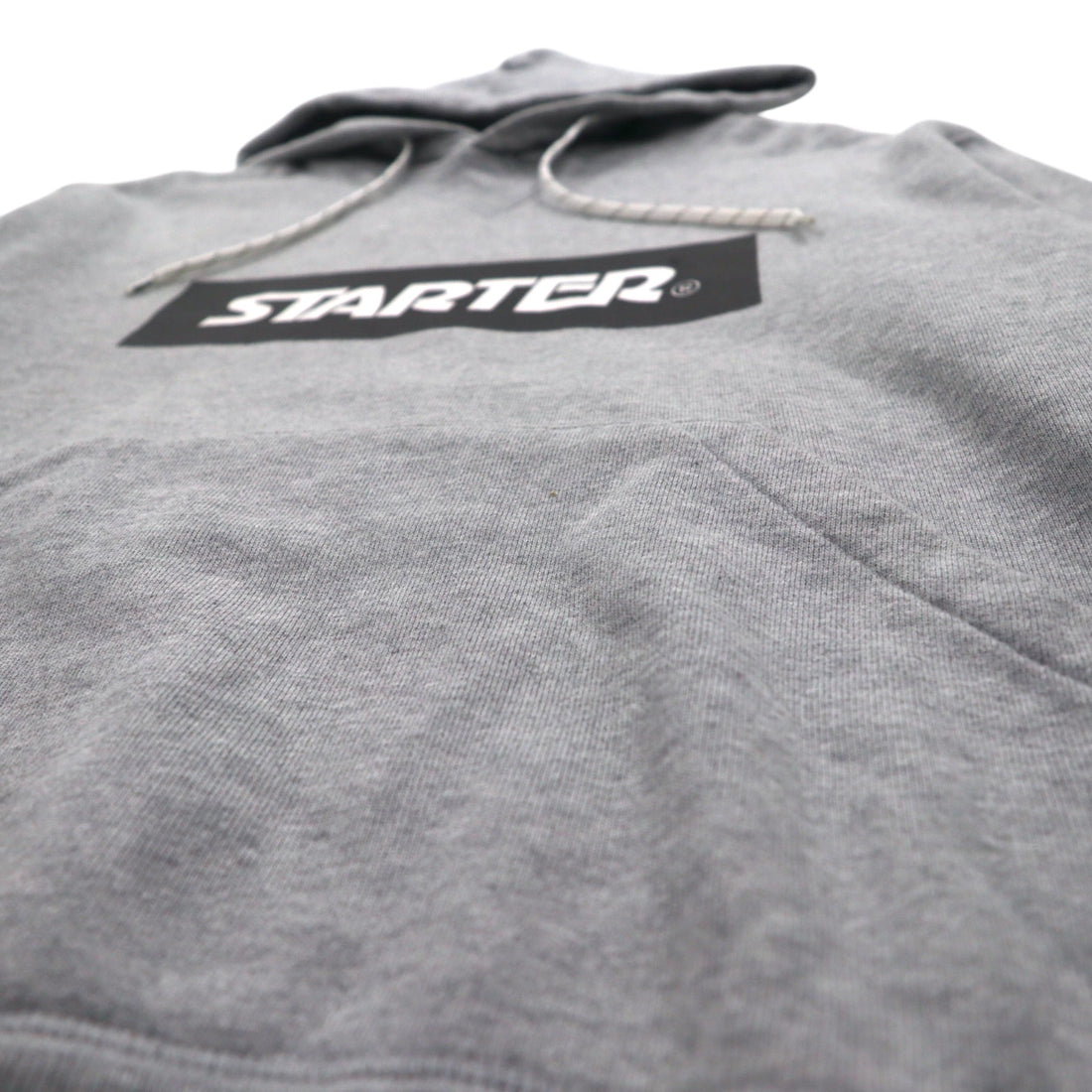 STARTER BLACK LABEL Box Logo Pullover Hoodie S Gray JAKE PRINT PULL PARKA ST-1602-106